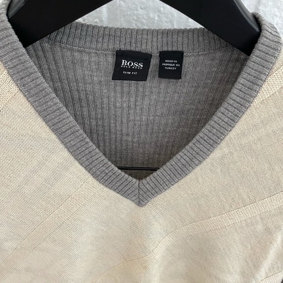 Hugo Boss Mens ribbed Sweater - Picture 3 of 11